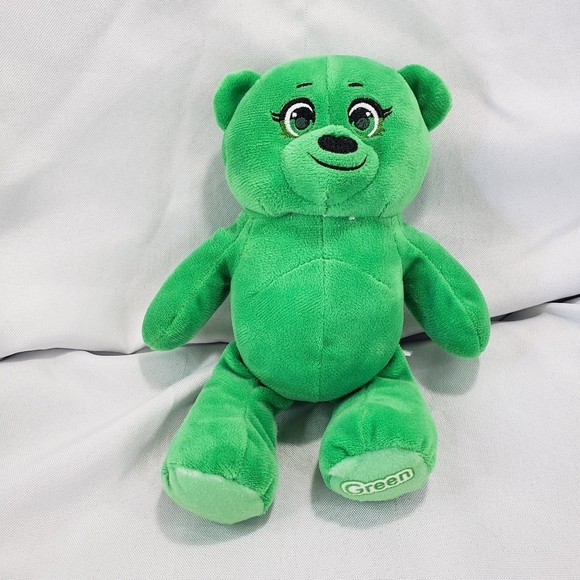 Hallmark Crayola Green Teddy Bear Plush Stuffed Toy 9 Inch 2023 - Picture 1 of 10